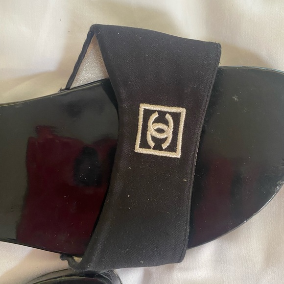 Classic Chanel black “dr Scholls” like sandals - Picture 11 of 11